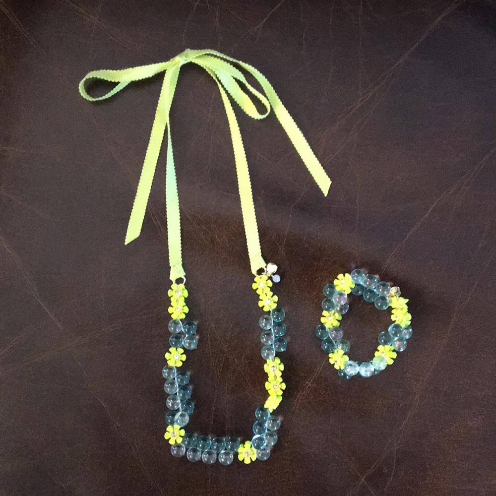 J. Crew necklace and bracelet